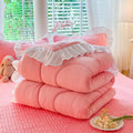Axyaa Milk Fleece Winter Quilt: Thickened & Warm Comfortable Quilt Core