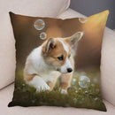 Corgi Pembroke Dog Pattern Pillowcase by Axyaa - Decorative Print for Home Shopping