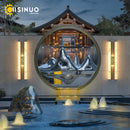 Axyaa Marble Outdoor Wall Lights IP65 Waterproof Sconces for Balcony Courtyard Street Lighting