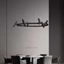 Axyaa Modern LED Pendant Chandeliers for Home, Living Room & Dining Room Lighting