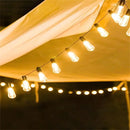 Axyaa Solar Retro Papaya String Light 20 LED 8 Modes - Waterproof Decoration for Courtyards, Balconies, Umbrellas