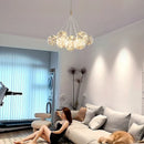 Axyaa Glass Ball Gypsophila Chandelier: Modern Luxury Lighting for Home, Living, Dining & Bedroom