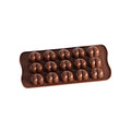 Axyaa 15-Hole Silicone Chocolate Mold: Creative Jelly Candy Cake Ice Grid Baking Mould