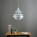 Axyaa Nordic Modern Aluminum Chandelier E27 Lighting Fixture for Living Room & Bedroom