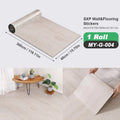 Axyaa Wood Grain Peel and Stick Flooring Tiles, Removable Sticker, 118'' X 15.7''