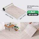 Axyaa Wood Grain Peel and Stick Flooring Tiles, Removable Sticker, 118'' X 15.7''