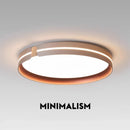 Axyaa Smart LED Ceiling Light: Dimmable Brightness, 20inch, Modern Design