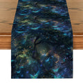 Axyaa Dream Forest Butterfly Table Runner for Farmhouse and Wedding Decor