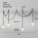 Axyaa Nordic Glass Ball Pendant Light for Home & Office Decor