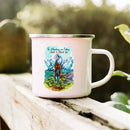 Axyaa Adventure Campfire Enamel Mug - Mountain Camper Coffee Cup