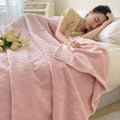 Axyaa Soft Waxy Stroking Cats Blanket - Four Seasons Air Conditioning Waffle Blanket