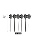 Axyaa Stainless Steel Teaspoon Set for Cake Fruit Dessert Coffee Snack