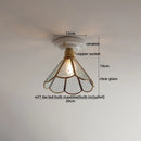 Axyaa Modern LED Ceramic Ceiling Lamp for Home Lighting Décor