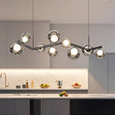Axyaa LED Pendant Light: Modern Home Decor Chandeliers for Living Room and Dining Room
