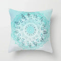 Axyaa Geometric Datura Bohemian Style Wreath Seat Pillow Cover