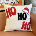 Axyaa Christmas Theme Embroidered Pillow Cushion Cover