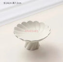 Axyaa Ceramic Snack Plate for High Tea, Nuts, and Dried Fruits