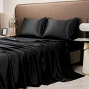 Axyaa Satin Silky Sheets Set - US Size, Single, Double, 3/4pds