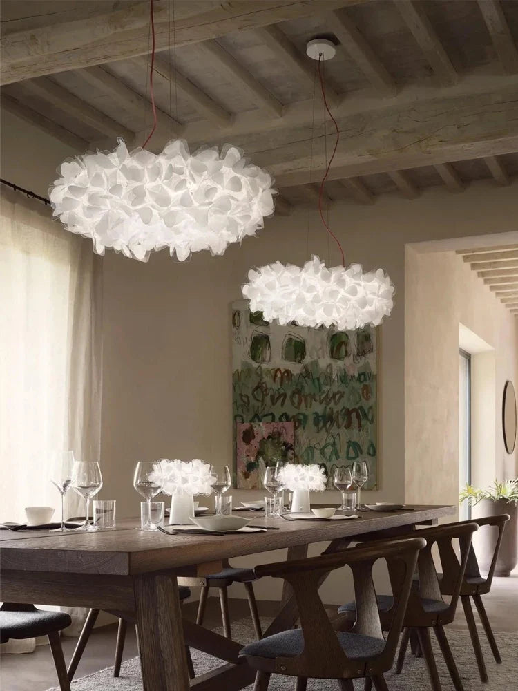 Axyaa Nordic Petal Lustre LED Chandelier for Home Decor