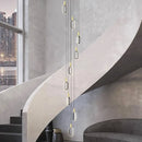 Axyaa Modern Chandelier Pendant Lights for Indoor Stair Lighting