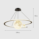Axyaa Modern Pendant Light Chandelier for Dining Room, LED Ceiling Lamp