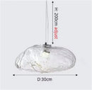 Axyaa Modern Glass Pendant Light for Elegant Ambiance