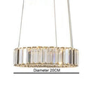 Axyaa Luxury Crystal LED Chandelier for Home & Hotel Decor with Remote Control