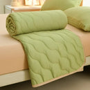 Axyaa Floral Print Quilted Comforter: Soft Single Double Blanket for Bed