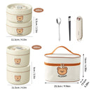 Axyaa Stainless Steel Thermal Lunch Box for Kids - Insulated Food Jar