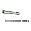 Axyaa Modern Glass LED Suspension Lamp for Restaurants, Bars, Hotels, and Dining Tables