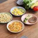 Axyaa Nordic Color Large Round Plate Set - 23CM, Shatter Resistant, Microwave Safe