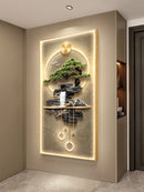 Axyaa Light Luxury Water Feature Wall Lights for Elegant Entrance Decor