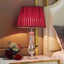 Axyaa Crystal Table Lamp for Luxurious Living Room, Bedroom & Study