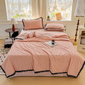 Axyaa Wrinkled Yarn Xia Liang Quilt Hepburn Wind Lace Quilt