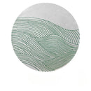 Axyaa Plush Round Rug for Bedroom & Living Room - Soft, Fluffy, Modern Style