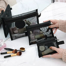 Axyaa Clear Square Zipper Makeup Bag Organizer Pouch