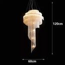Axyaa Modern LED Pendant Chandeliers for Living Room Staircase Lighting
