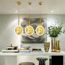 Axyaa Saucer Design Ceiling Chandelier Indoor Light Fixture for Living Room Bedroom Kitchen