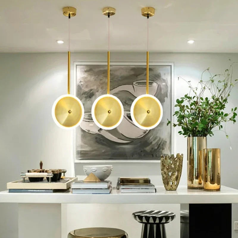 Axyaa Saucer Design Ceiling Chandelier Indoor Light Fixture for Living Room Bedroom Kitchen
