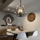 Axyaa Retro Crystal Candle Chandelier for Elegant Home Lighting