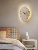 Axyaa Stone Staircase Corridor Background Wall Lamp Bedroom Clock Headboard