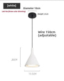 Axyaa Modern Milk Oil Pendant Light for Bedroom Hallway Dining Room
