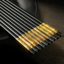 Axyaa Alloy Sushi Chopsticks Set for Household and Restaurants