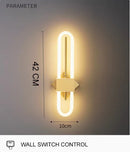 Axyaa LED Nordic Wall Sconce for Bedroom Dining Stairs Minimalist Indoor Lighting