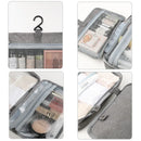 Axyaa Travel Toiletries Bag: Waterproof Hanging Organizer for Bathroom, Makeup & Cosmetics