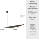 Axyaa Modern LED Pendant Lights for Dining Room, Minimalist Chandelier Lighting