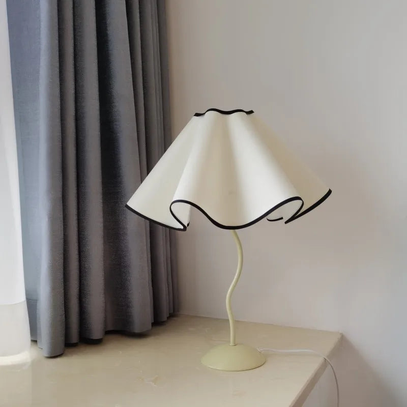 Luxury Petal Lampshade by Axyaa: Elegant Fabric Cover for Bedroom Chandelier & Table Lamp