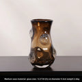 Axyaa Art Glass Coffee Vase: Modern Luxury Living Room Decor with Hydroponic Flower Device