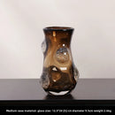 Axyaa Art Glass Coffee Vase: Modern Luxury Living Room Decor with Hydroponic Flower Device