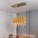 Axyaa Modern LED Pendant Chandeliers for Living and Dining Room Lighting